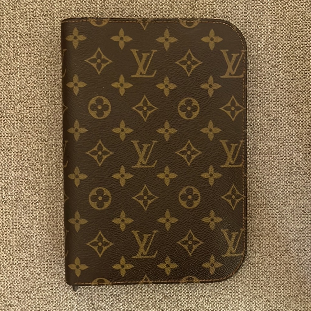 Louis Vuitton Vintage Monogram Zip Notebook / Planner